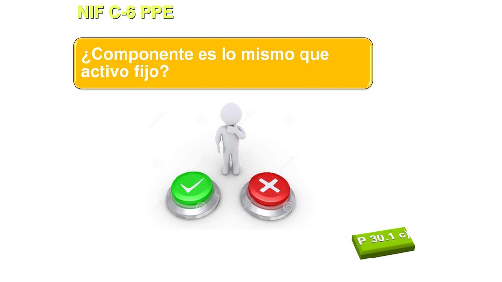 NIF C-6 PPE ¿Componente es lo mismo que activo fijo P 30.1 c)
