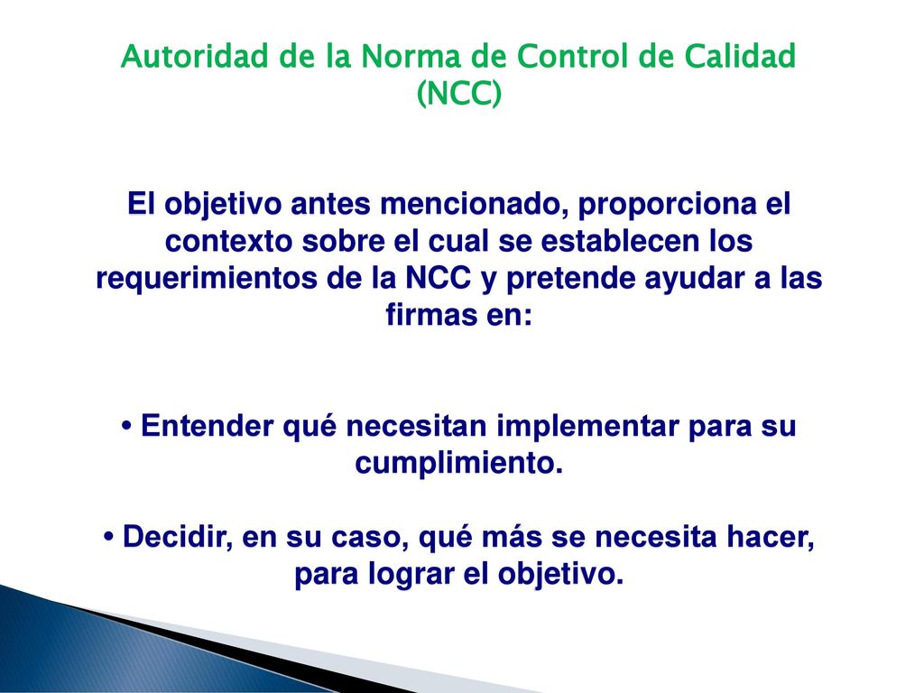 Autoridad de la Norma de Control de Calidad (NCC)