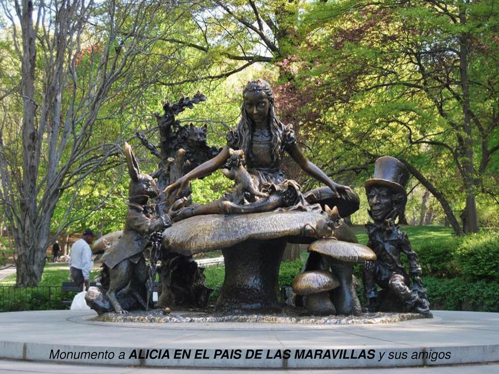 Monumento a ALICIA EN EL PAIS DE LAS MARAVILLAS y sus amigos