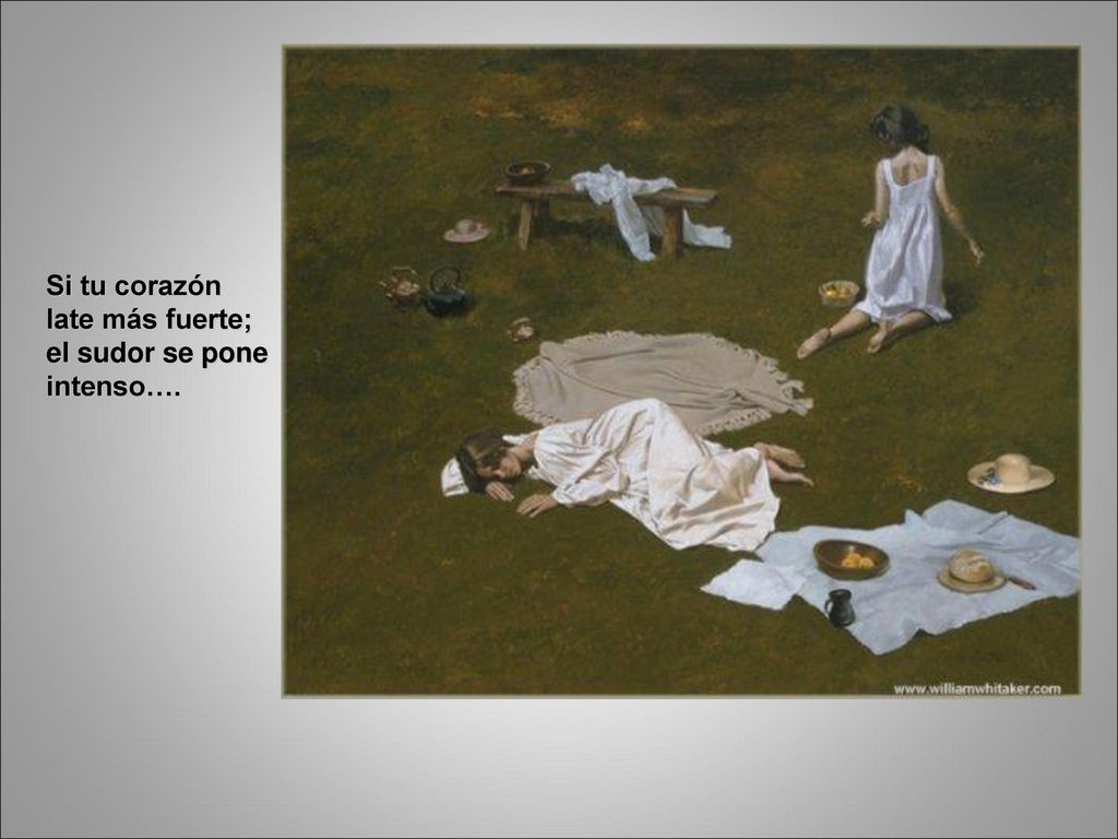 Si tu corazón late más fuerte; el sudor se pone intenso….