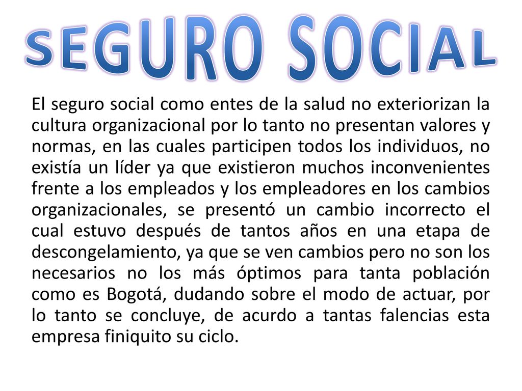 SEGURO SOCIAL