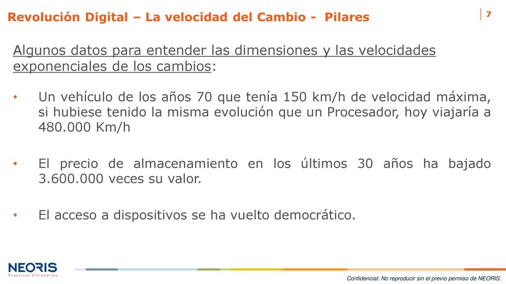 Algunos datos para entender las dimensiones y las velocidades exponenciales de los cambios: