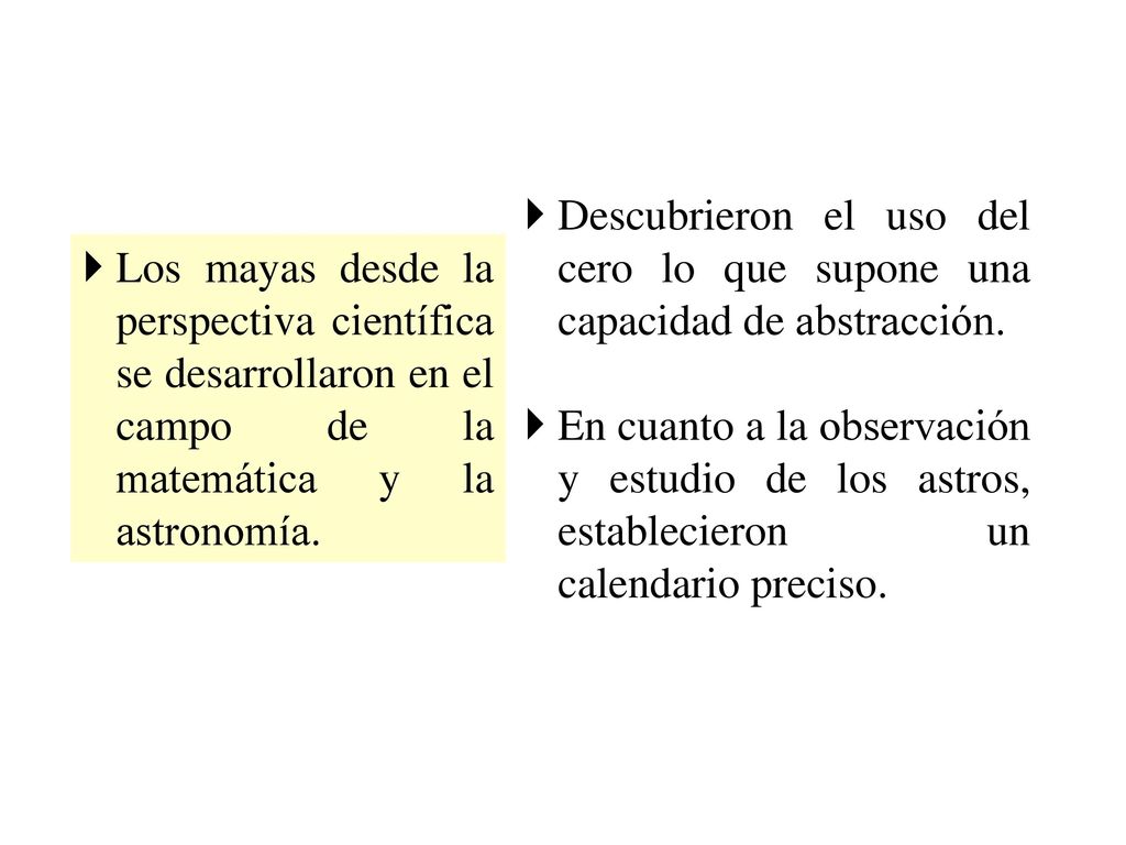 Descubrieron el uso del cero lo que supone una capacidad de abstracción.