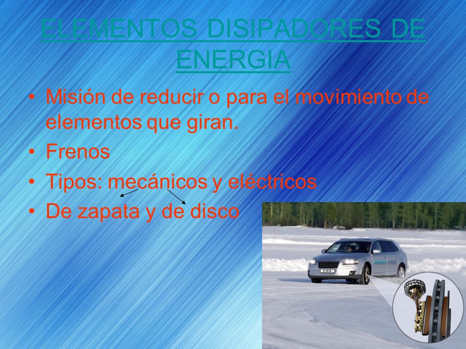 ELEMENTOS DISIPADORES DE ENERGIA