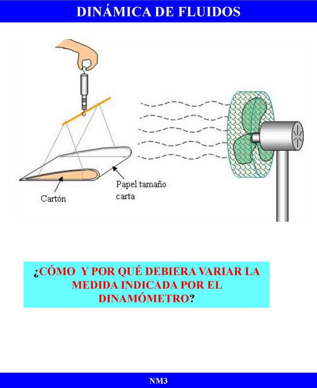 ¿CÓMO Y POR QUÉ DEBIERA VARIAR LA MEDIDA INDICADA POR EL DINAMÓMETRO