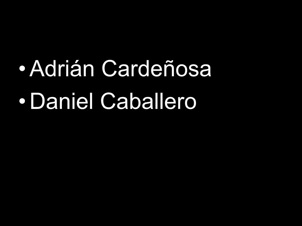 Adrián Cardeñosa Daniel Caballero