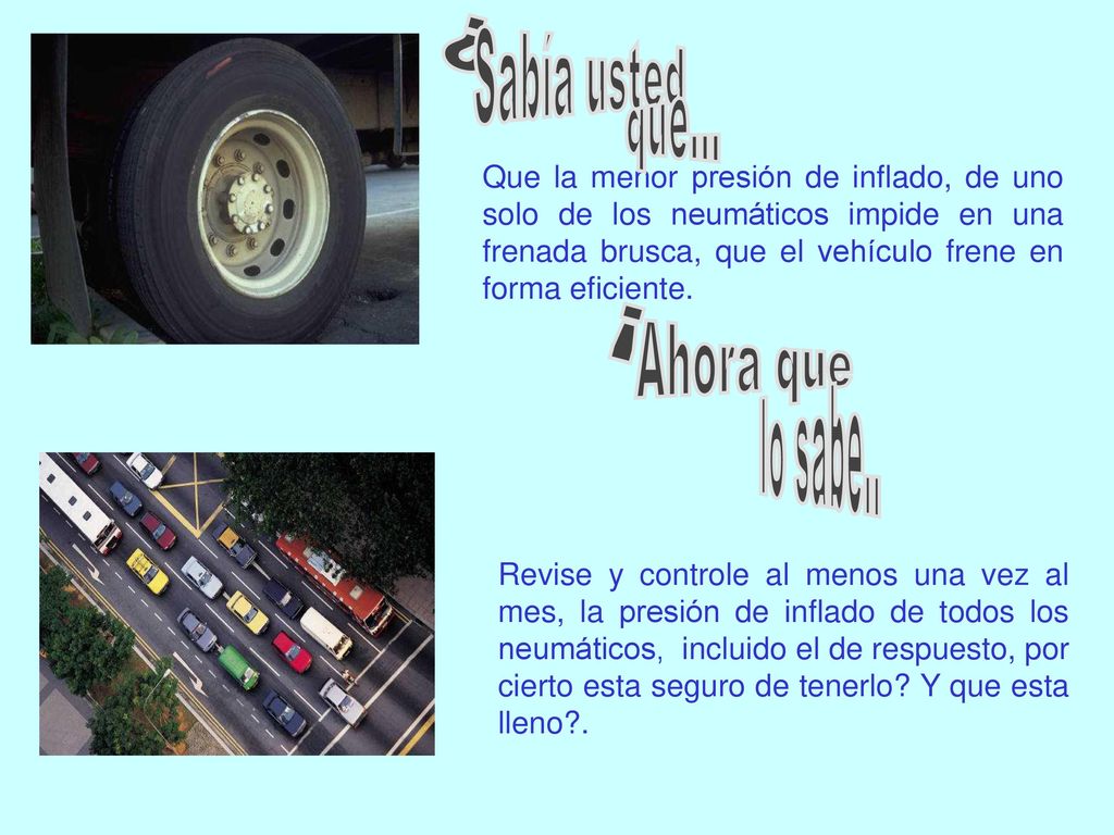 ¿ Sabía usted que... ¡ Ahora que lo sabe..