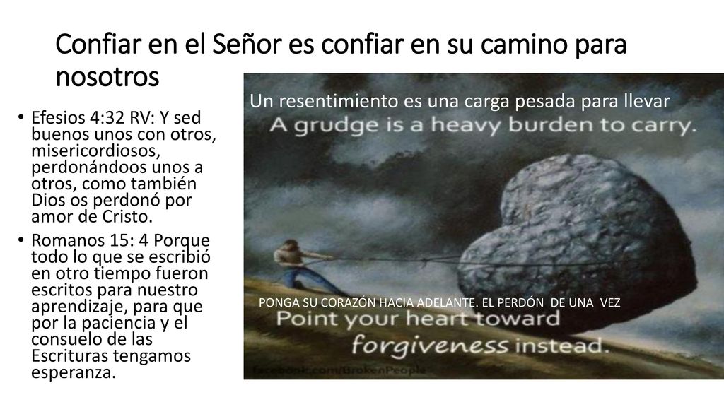 Confiar en el Señor es confiar en su camino para nosotros