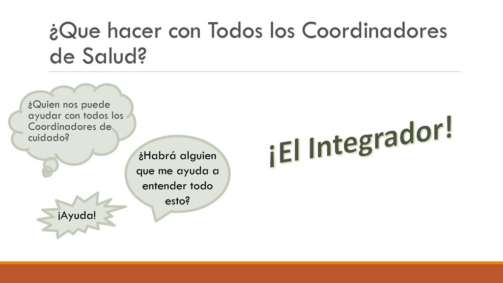 ¿Que hacer con Todos los Coordinadores de Salud