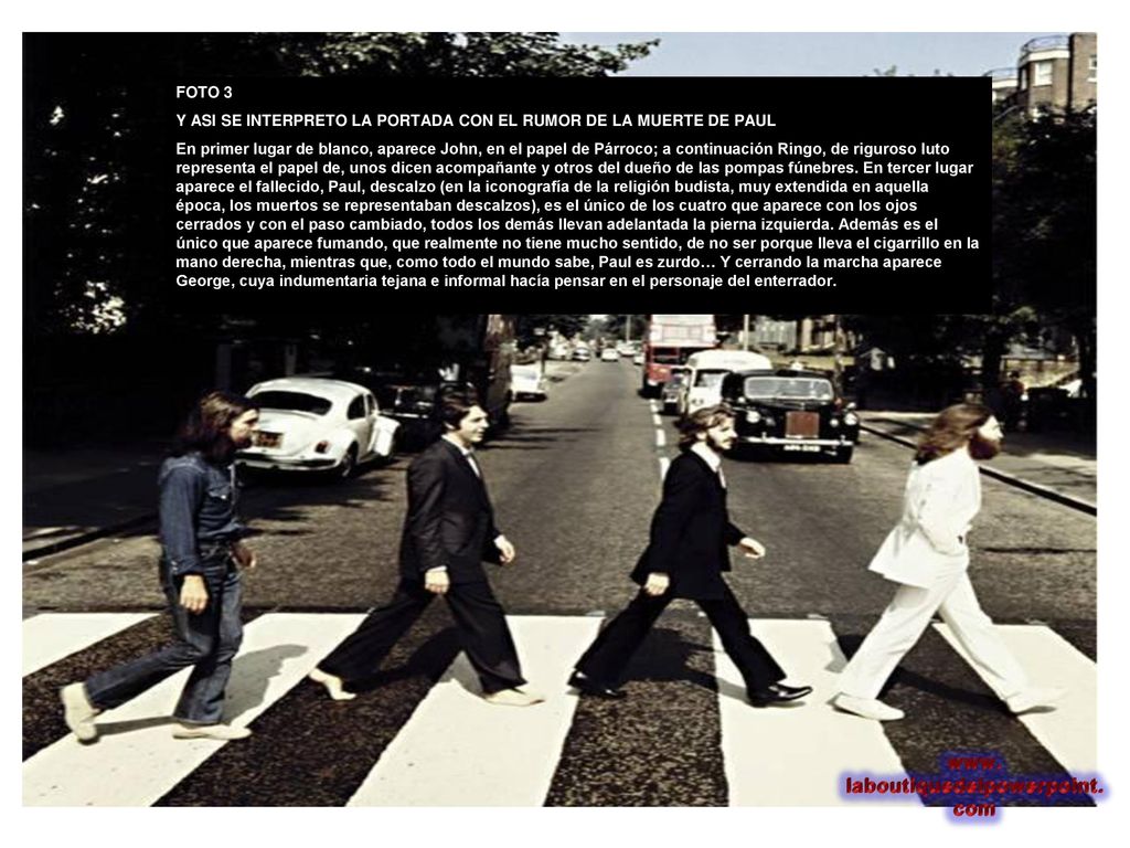 FOTO 3 Y ASI SE INTERPRETO LA PORTADA CON EL RUMOR DE LA MUERTE DE PAUL.