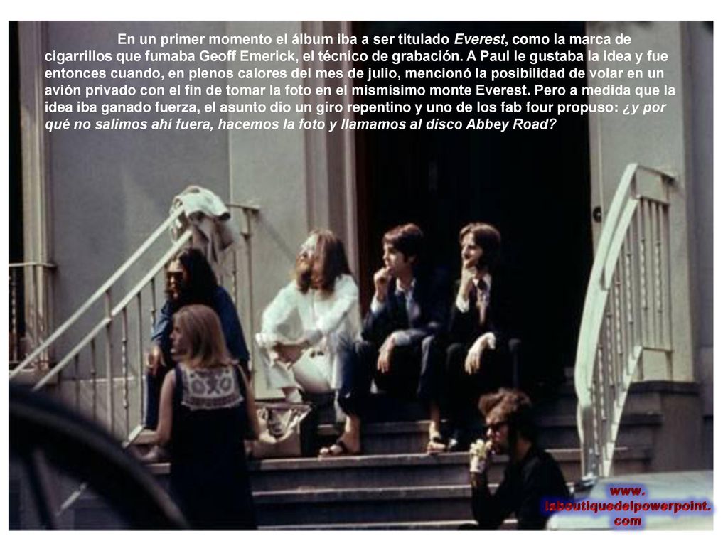 En un primer momento el álbum iba a ser titulado Everest, como la marca de cigarrillos que fumaba Geoff Emerick, el técnico de grabación.