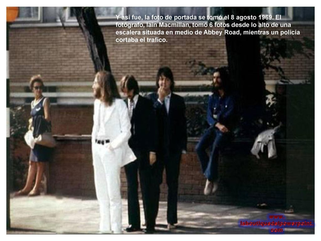 Y así fue, la foto de portada se tomó el 8 agosto 1969