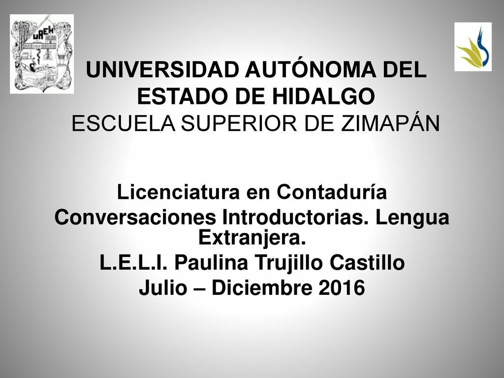 UNIVERSIDAD AUTÓNOMA DEL ESTADO DE HIDALGO ESCUELA SUPERIOR DE ZIMAPÁN