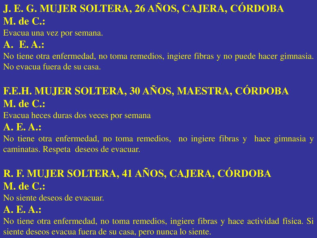 J. E. G. MUJER SOLTERA, 26 AÑOS, CAJERA, CÓRDOBA M. de C.: E. A.: