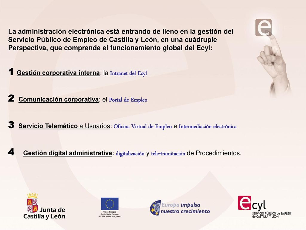1 Gestión corporativa interna: la Intranet del Ecyl