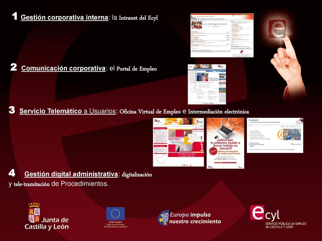 1 Gestión corporativa interna: la Intranet del Ecyl
