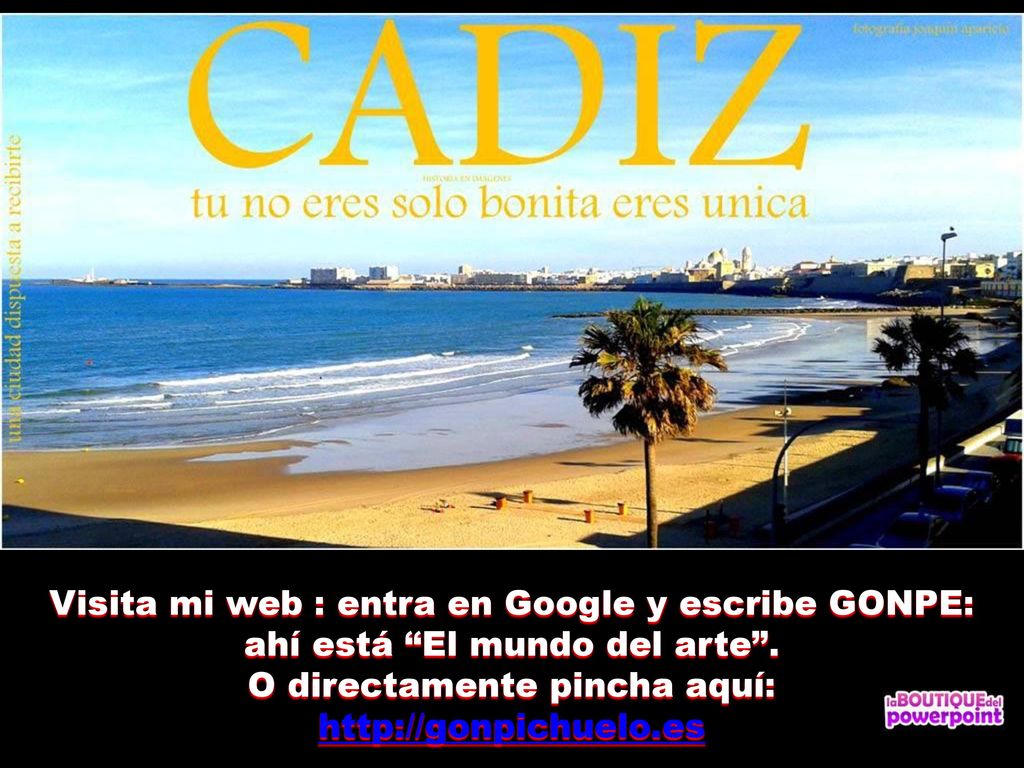 Visita mi web : entra en Google y escribe GONPE: