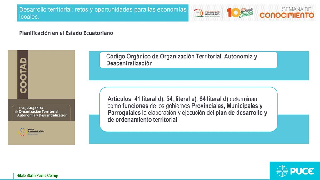 Desarrollo territorial: retos y oportunidades para las economías locales.