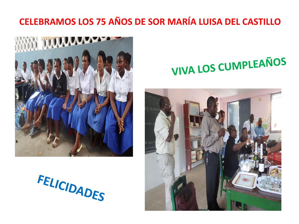 CELEBRAMOS LOS 75 AÑOS DE SOR MARÍA LUISA DEL CASTILLO