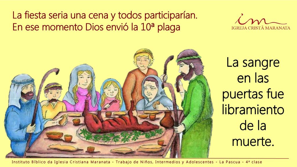 La sangre en las puertas fue libramiento de la muerte.