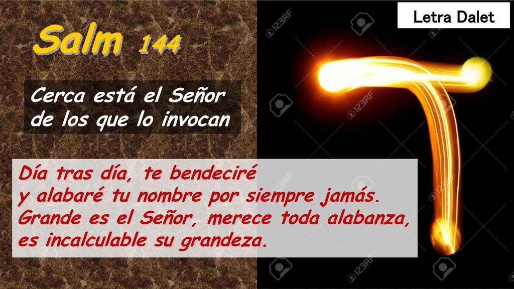 Salm 144 Cerca está el Señor de los que lo invocan