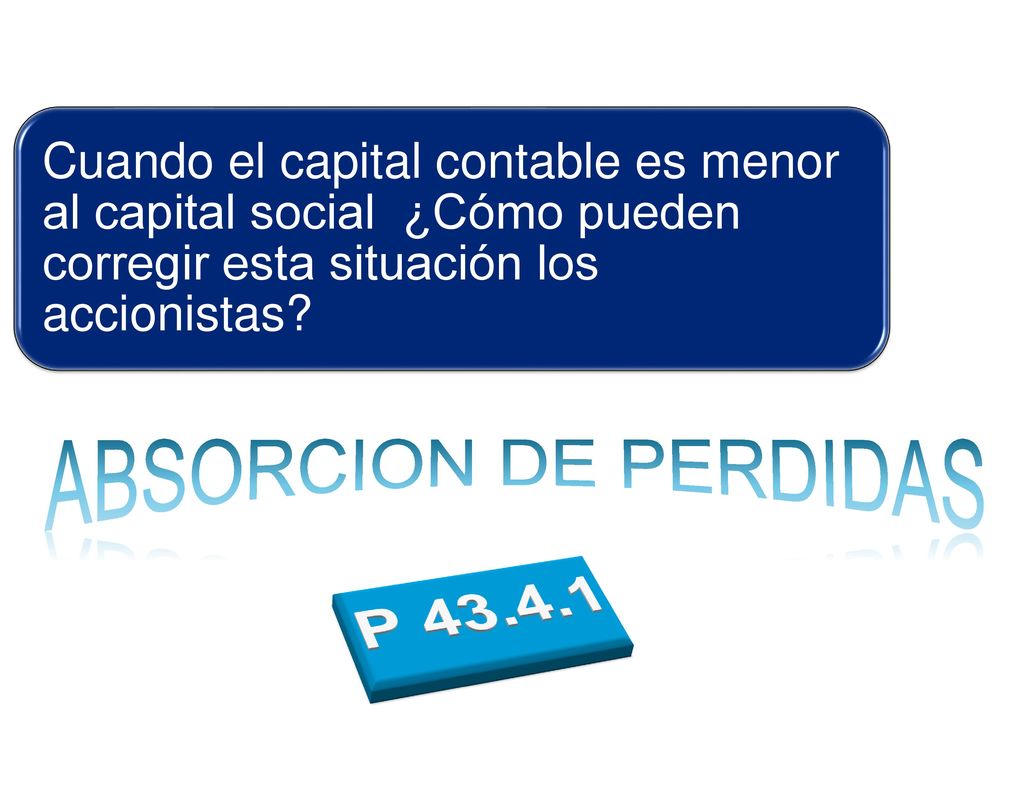Cuando el capital contable es menor al capital social ¿Cómo pueden corregir esta situación los accionistas