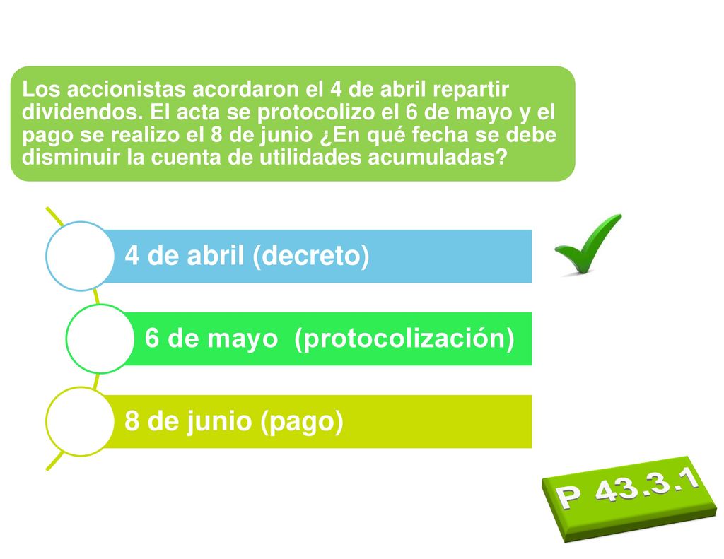 Los accionistas acordaron el 4 de abril repartir dividendos