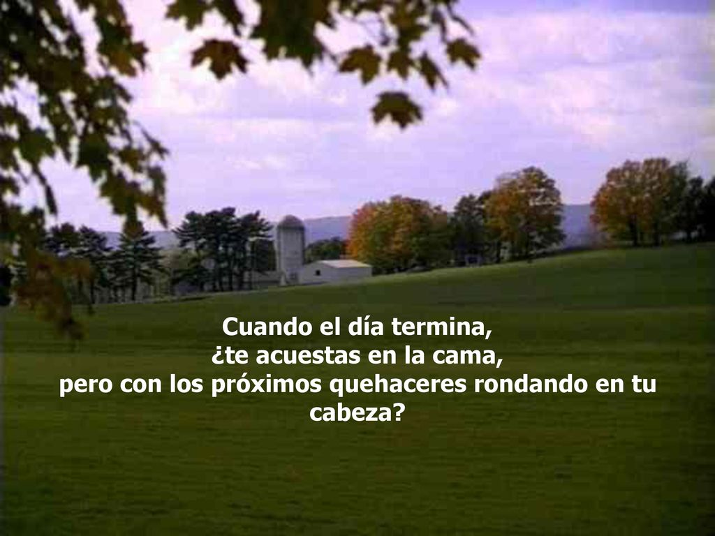 Cuando el día termina, ¿te acuestas en la cama, pero con los próximos quehaceres rondando en tu cabeza