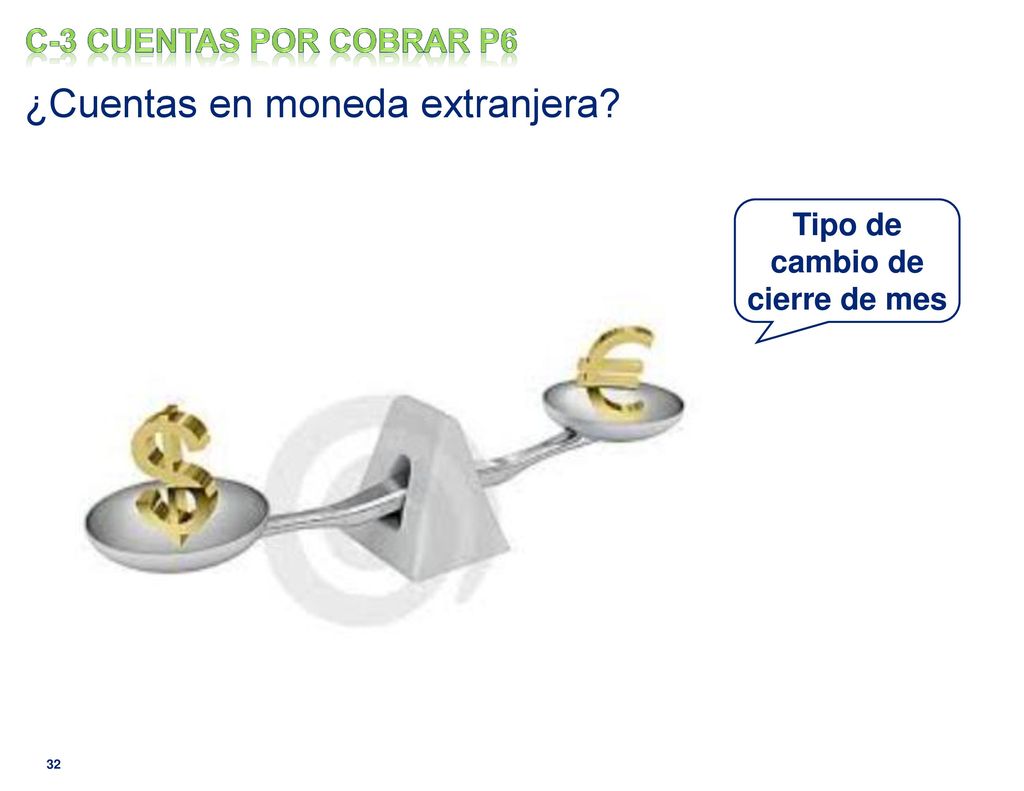 Tipo de cambio de cierre de mes