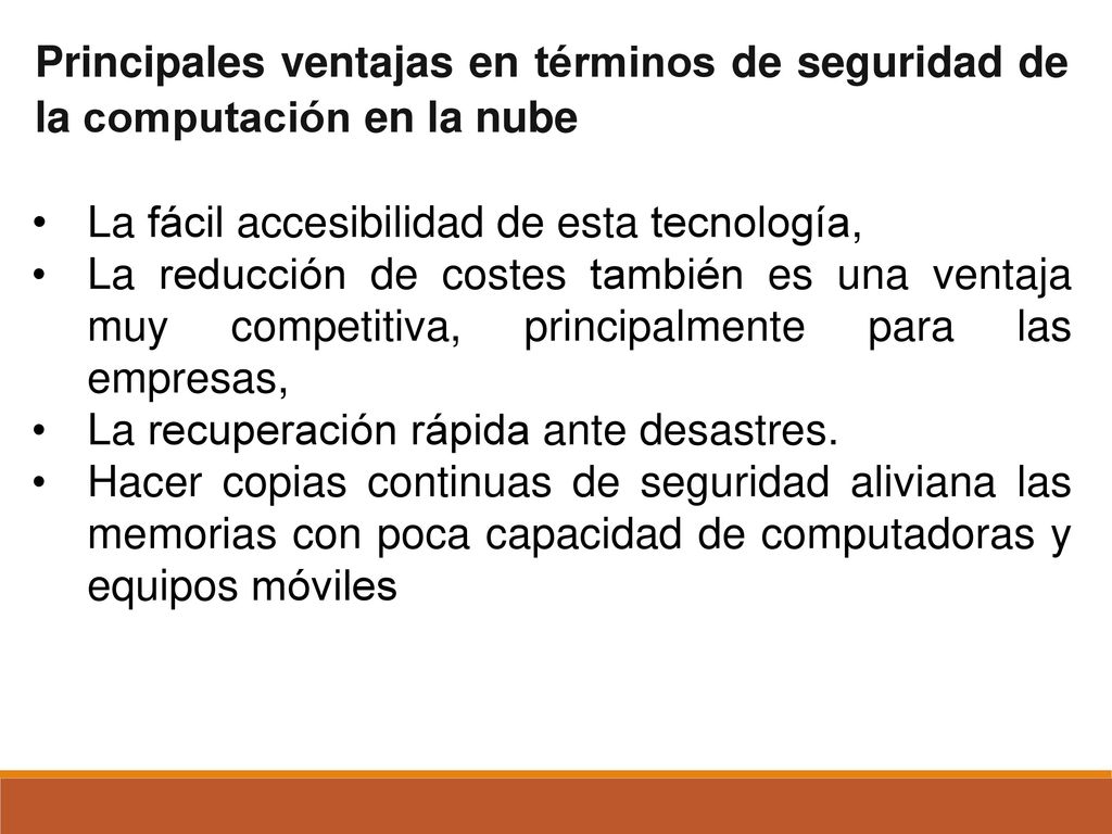 Principales ventajas en términos de seguridad de la computación en la nube