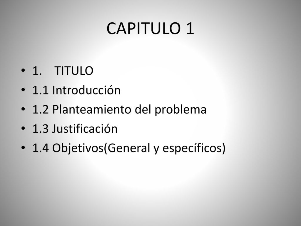 CAPITULO 1 1. TITULO 1.1 Introducción 1.2 Planteamiento del problema