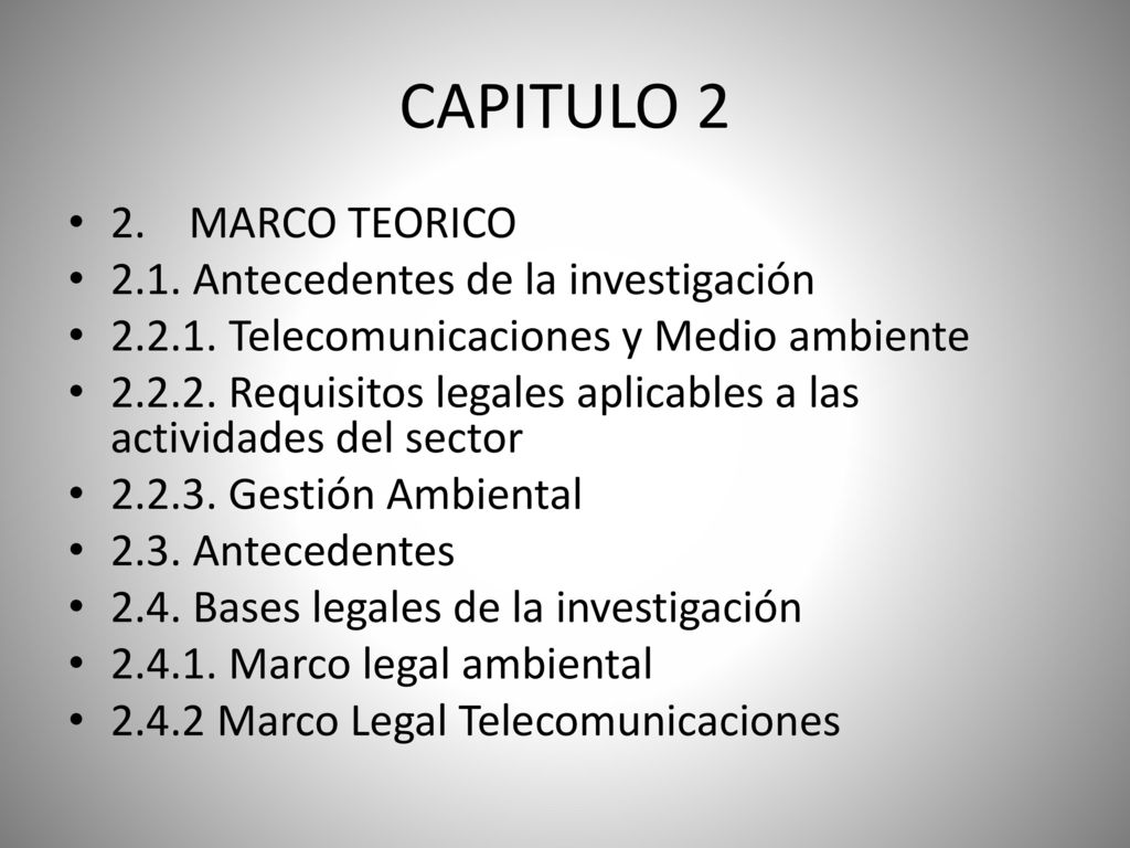 CAPITULO 2 2. MARCO TEORICO 2.1. Antecedentes de la investigación