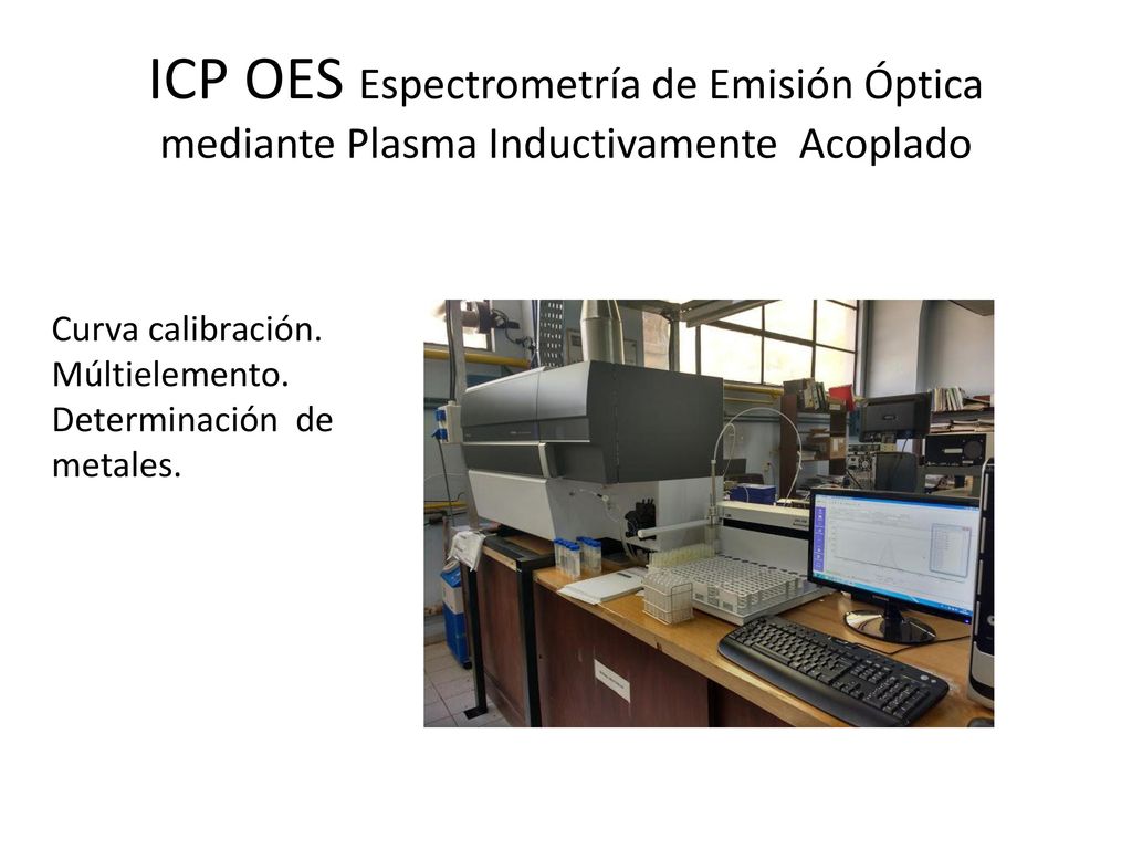 ICP OES Espectrometría de Emisión Óptica mediante Plasma Inductivamente Acoplado