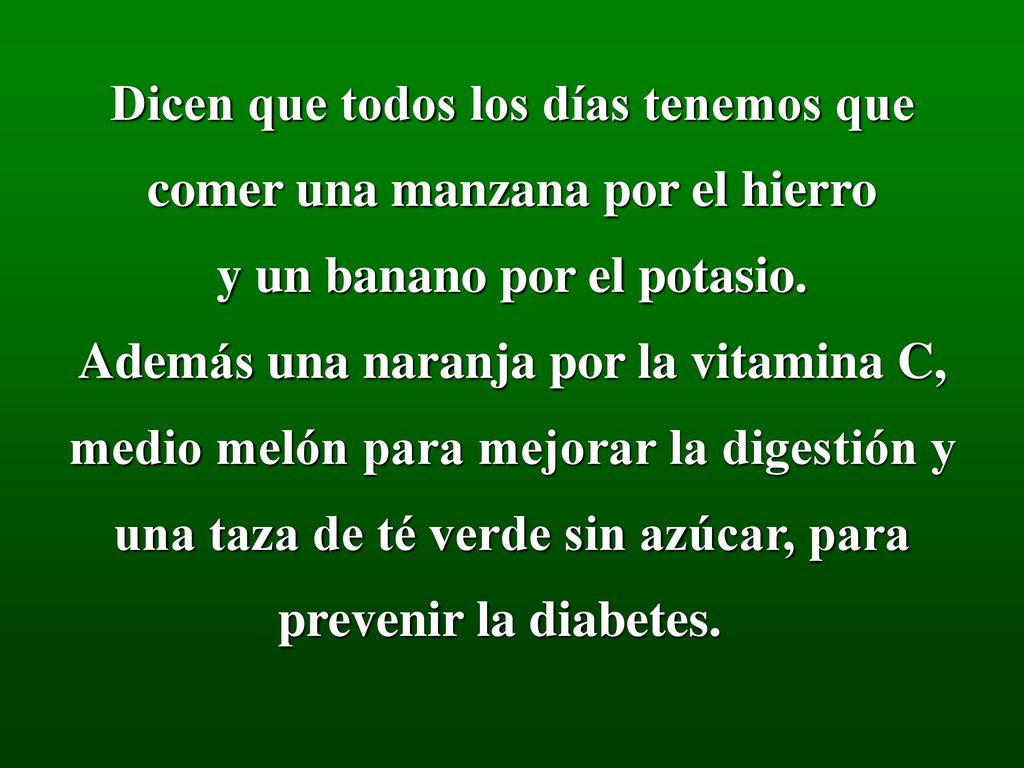 Dicen que todos los días tenemos que comer una manzana por el hierro