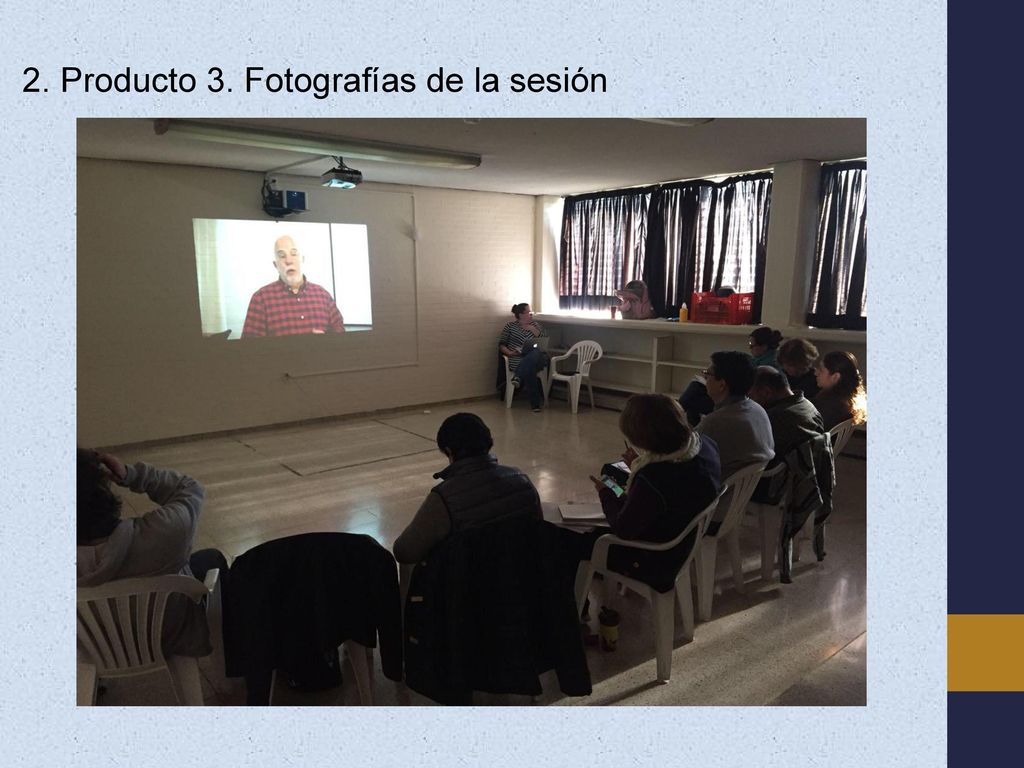 2. Producto 3. Fotografías de la sesión