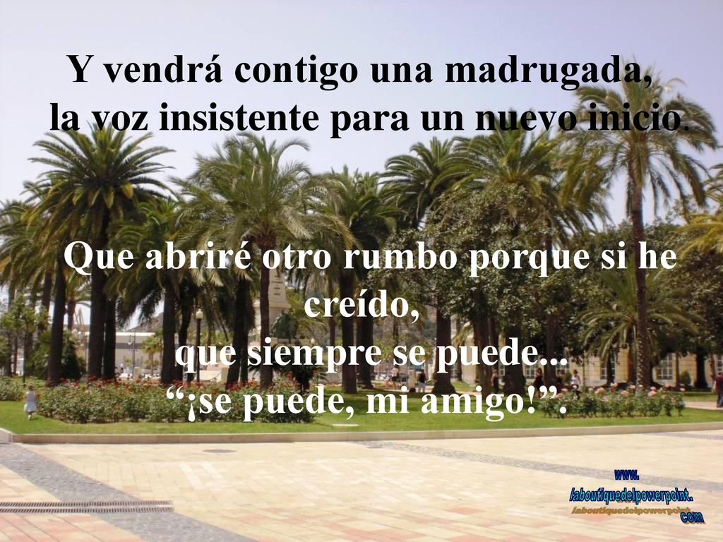 Y vendrá contigo una madrugada, la voz insistente para un nuevo inicio.