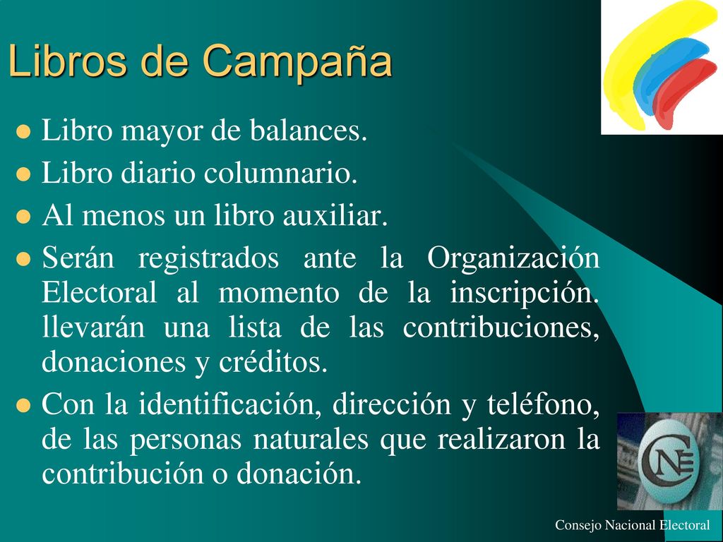 Libros de Campaña Libro mayor de balances. Libro diario columnario.