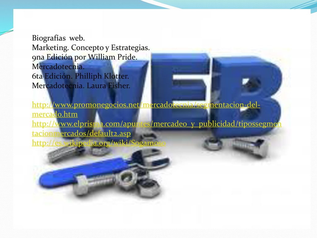 Biografías web. Marketing. Concepto y Estrategias. 9na Edición por William Pride. Mercadotecnia.