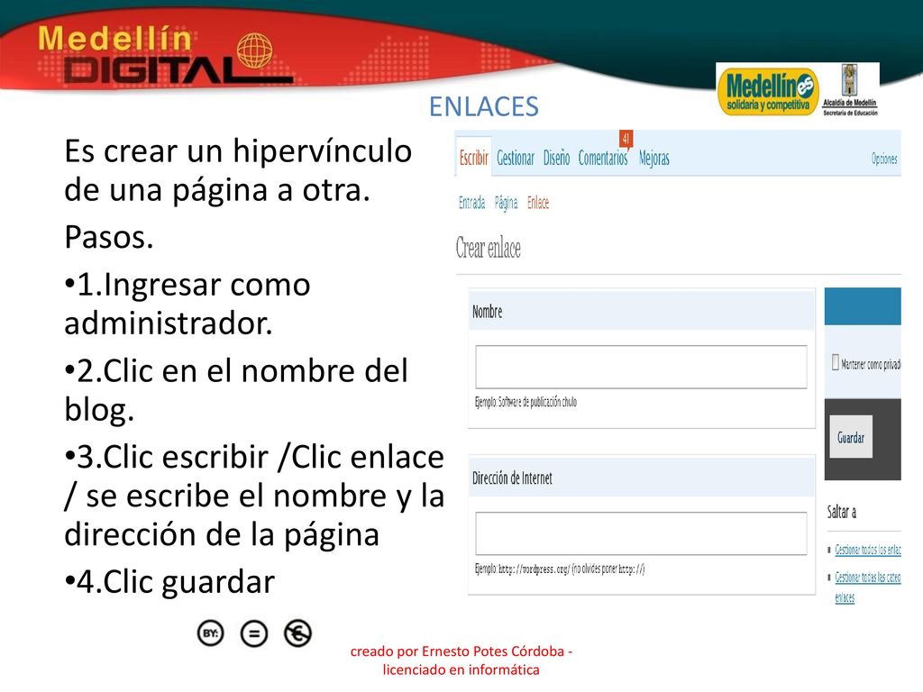 creado por Ernesto Potes Córdoba - licenciado en informática