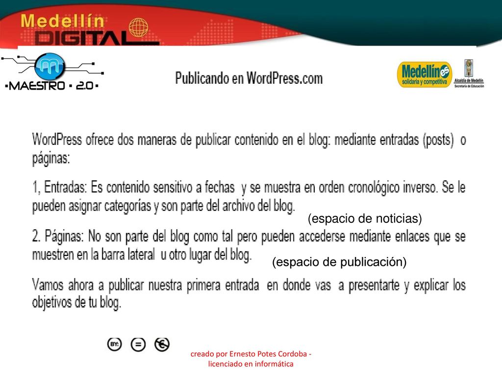 creado por Ernesto Potes Cordoba - licenciado en informática