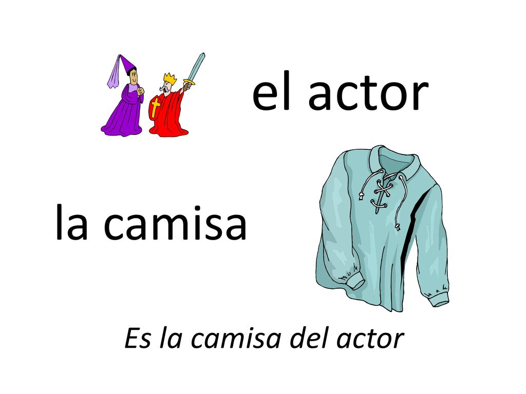 el actor la camisa Es la camisa del actor