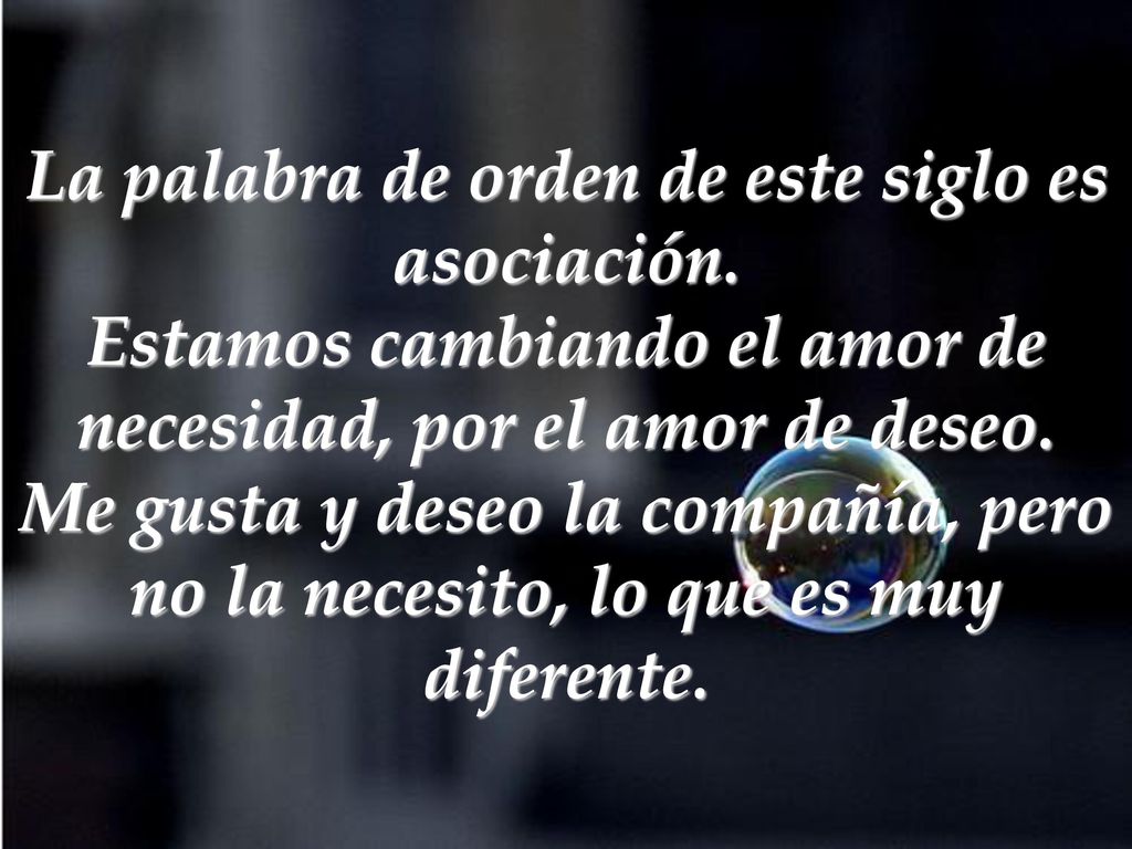 La palabra de orden de este siglo es asociación