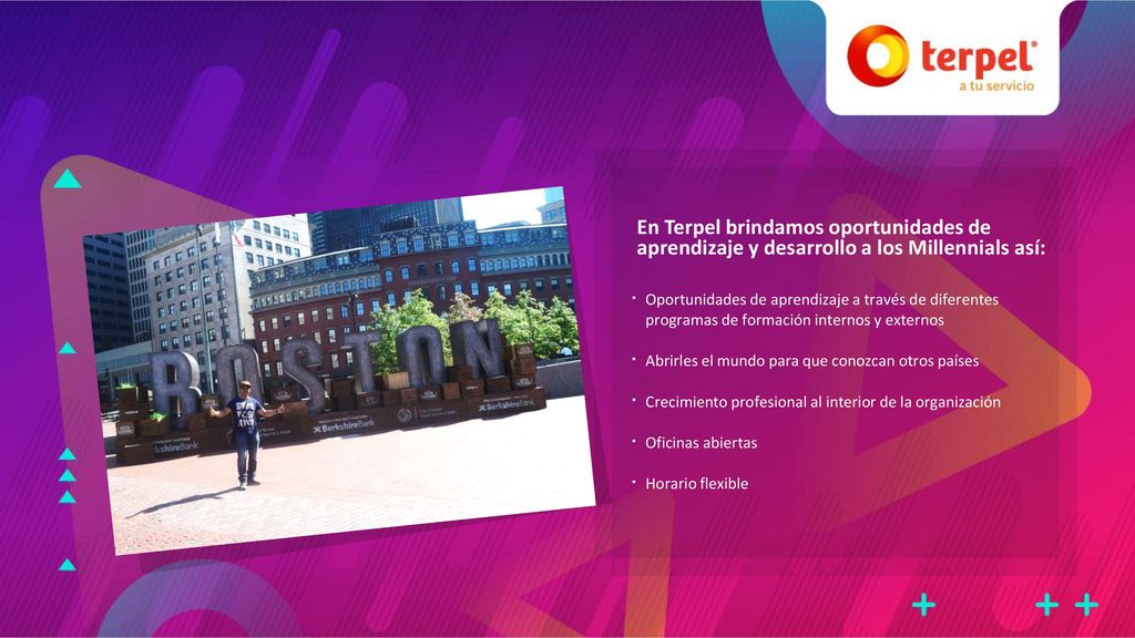 En Terpel brindamos oportunidades de aprendizaje y desarrollo a los Millennials así: