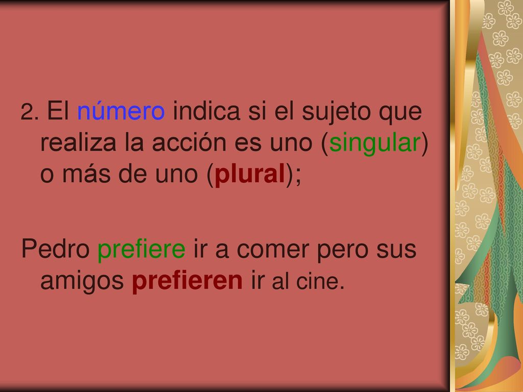 Pedro prefiere ir a comer pero sus amigos prefieren ir al cine.