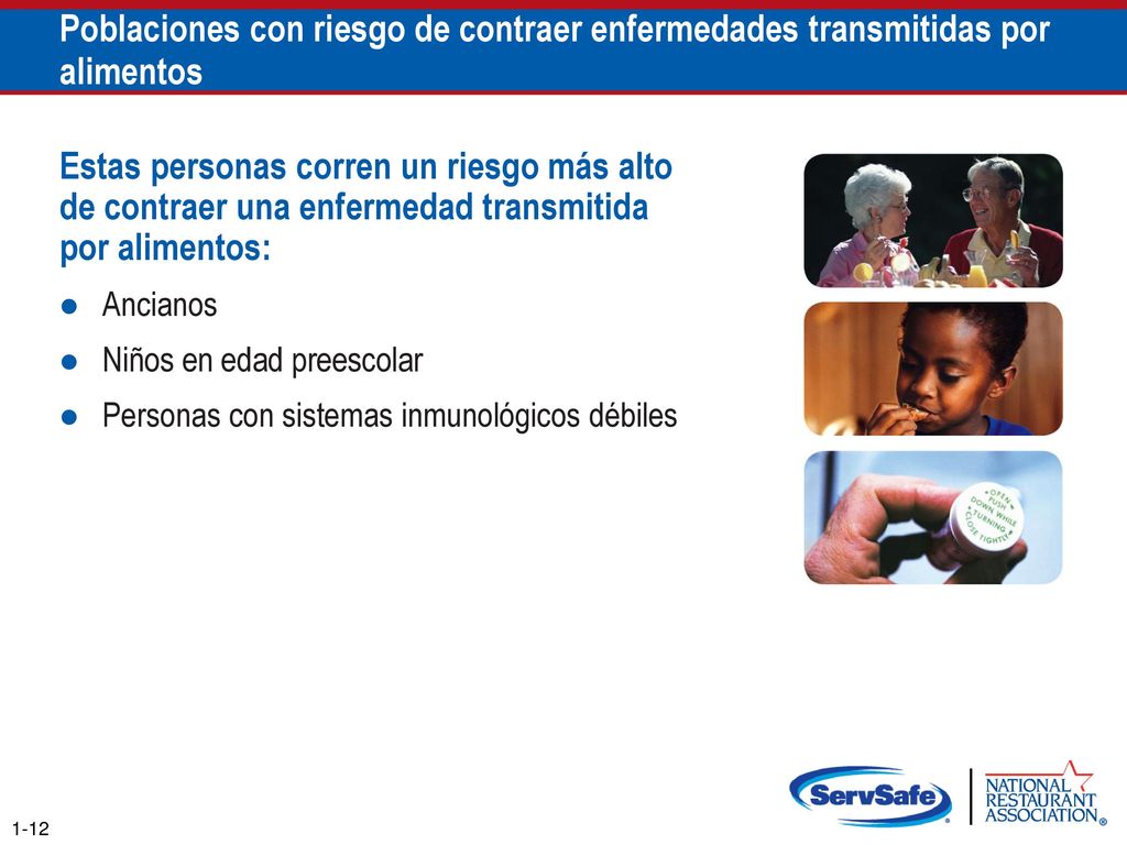 Poblaciones con riesgo de contraer enfermedades transmitidas por alimentos