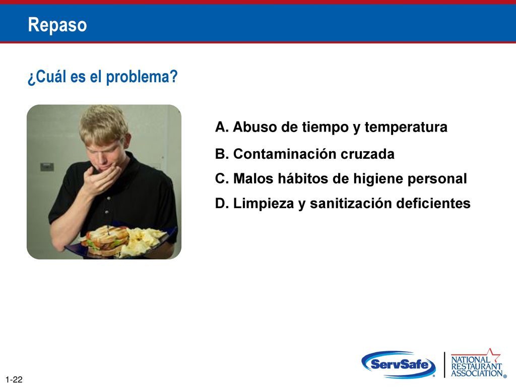 Repaso ¿Cuál es el problema A. Abuso de tiempo y temperatura