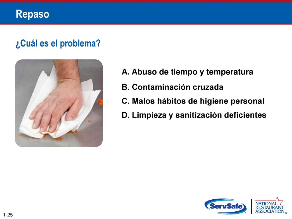 Repaso ¿Cuál es el problema A. Abuso de tiempo y temperatura