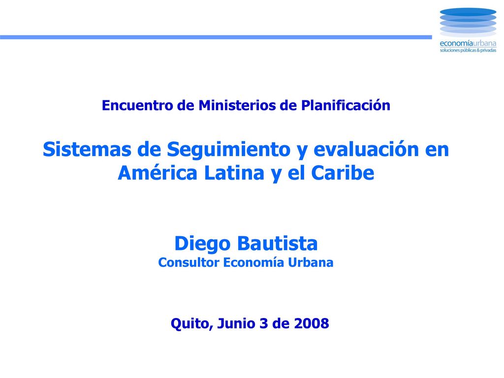 Sistemas de Seguimiento y evaluación en América Latina y el Caribe