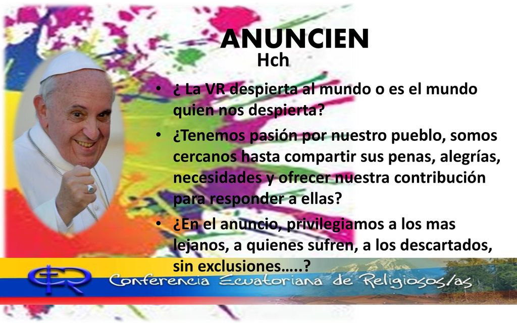 ANUNCIEN Hch. ¿ La VR despierta al mundo o es el mundo quien nos despierta