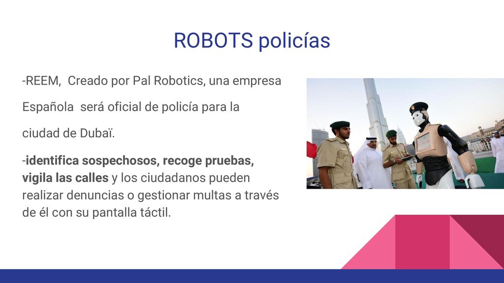 ROBOTS policías -REEM, Creado por Pal Robotics, una empresa